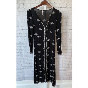 Free People Lily of the Valley Boho Midi